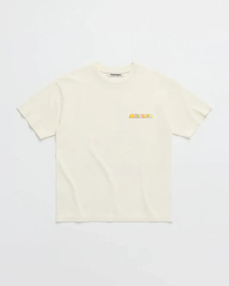 Madhappy Buddies Midweight T-shirt Vanilla - Image 2