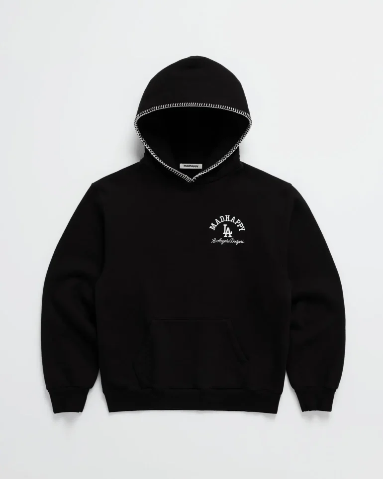 White Madhappy x Dodgers I Love LA Hoodie - Image 4
