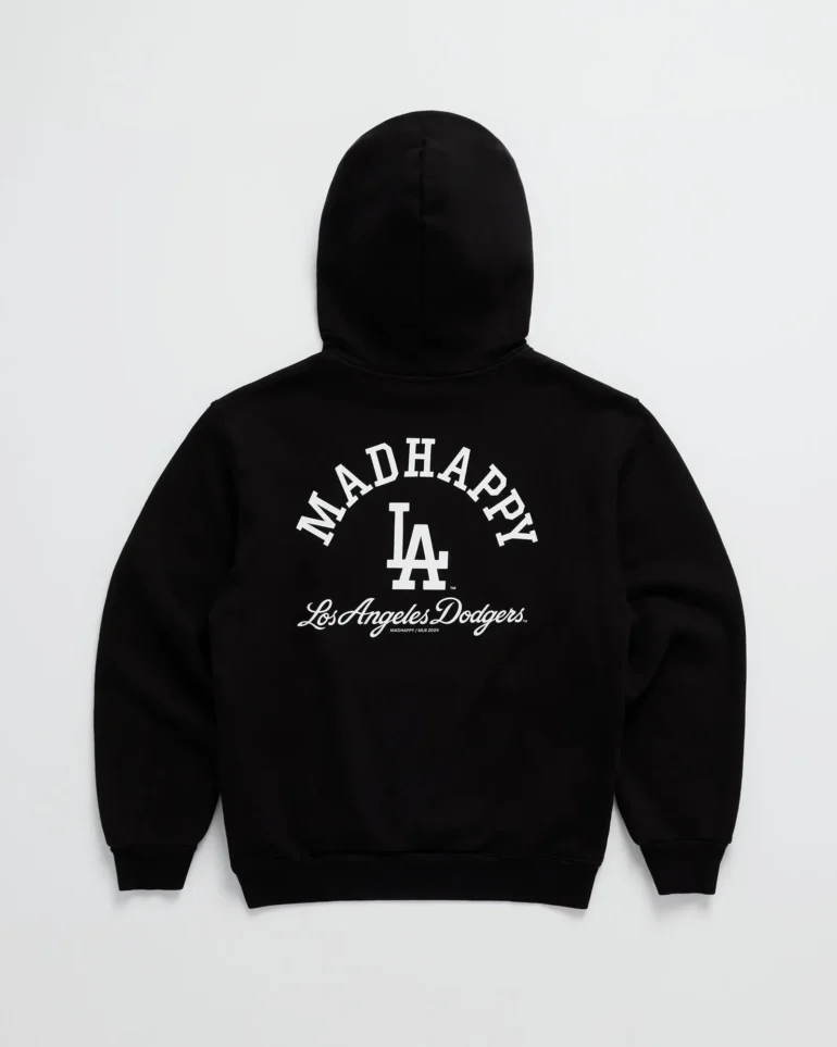 White Madhappy x Dodgers I Love LA Hoodie - Image 3