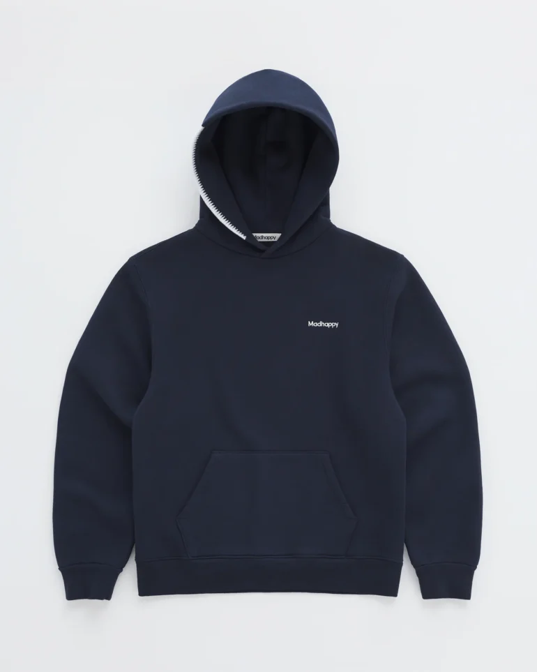 Madhappy Classics Fleece Gray Hoodie - Image 5