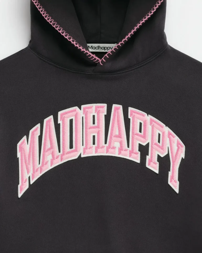 Black Madhappy Fleece Hoodie - Image 2
