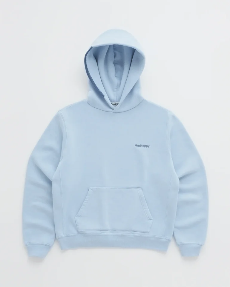 Madhappy Classics Fleece Gray Hoodie - Image 7