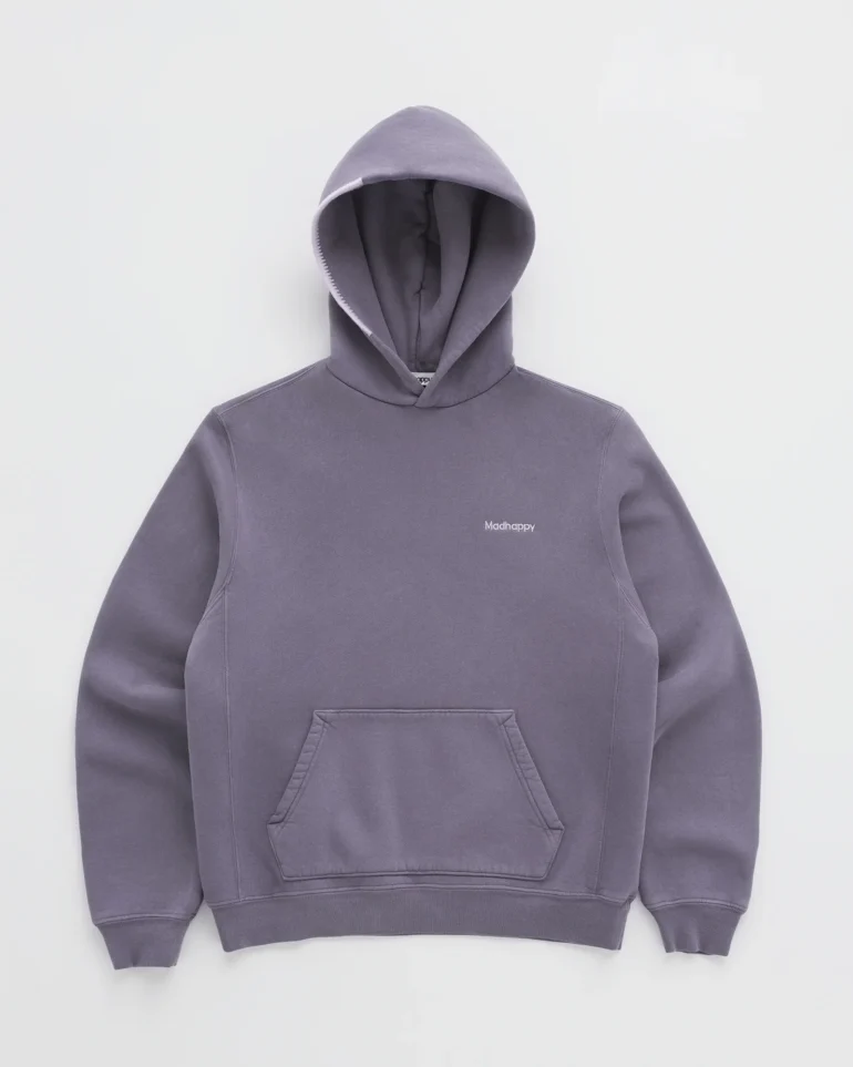 Madhappy Classics Fleece Gray Hoodie - Image 9