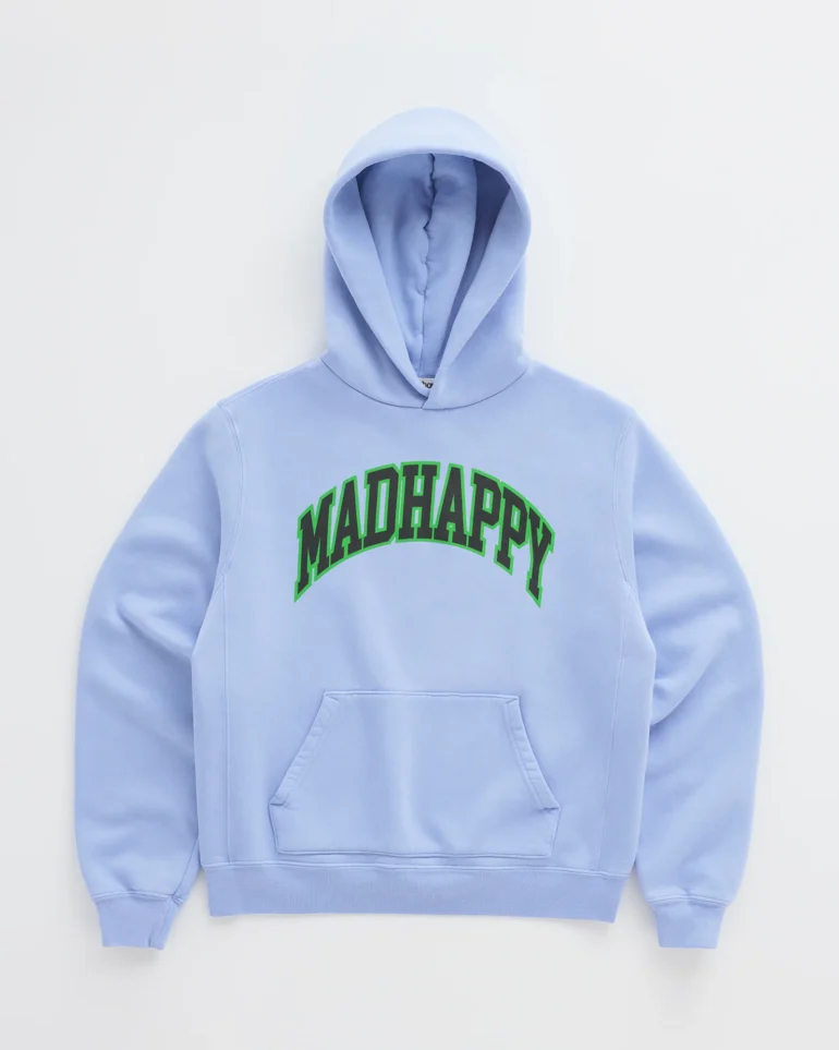 Madhappy Campus Fleece White Hoodie - Image 4