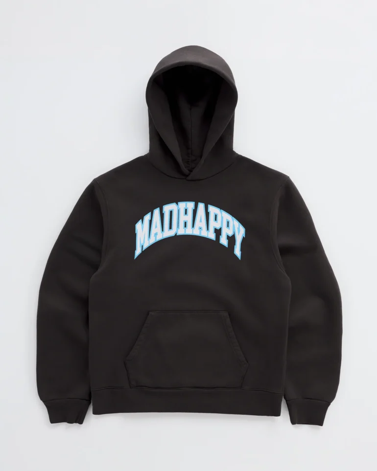 Madhappy Campus Fleece White Hoodie - Image 2